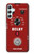 S4011 Red Guitar Analog Delay Graphic Hülle Schutzhülle Taschen für Samsung Galaxy A34 5G