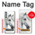 S4025 White Horse Painting Hülle Schutzhülle Taschen für Samsung Galaxy A34 5G