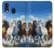 S3996 Horse Running Hülle Schutzhülle Taschen für Samsung Galaxy A40
