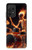 S3985 Fire Skull Drummer Hülle Schutzhülle Taschen für Samsung Galaxy A52, Galaxy A52 5G