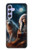 S3995 Grim Wolf Indian Girl Hülle Schutzhülle Taschen für Samsung Galaxy A54 5G
