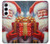 S4029 Xmas Smiling Santa Claus Gift Box Hülle Schutzhülle Taschen für Samsung Galaxy A55 5G