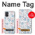 S4013 Seamless Cute Ghost Pattern Hülle Schutzhülle Taschen für Samsung Galaxy A71 5G