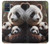 S4008 Panda Family Hülle Schutzhülle Taschen für Samsung Galaxy A51