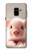 S3979 Cute Baby Pig Hülle Schutzhülle Taschen für Samsung Galaxy A8 (2018)