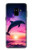 S3980 Dolphin Sunset Milky Way Hülle Schutzhülle Taschen für Samsung Galaxy A8 (2018)