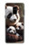 S4008 Panda Family Hülle Schutzhülle Taschen für Samsung Galaxy A8 (2018)