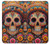 S3999 Mexican Skull Painting Hülle Schutzhülle Taschen für Samsung Galaxy J3 (2016)