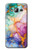 S4001 Multicolored Abstract Lilac Emerald Hülle Schutzhülle Taschen für Samsung Galaxy J3 (2016)