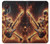 S3984 Fire Skeleton Playing Guitar Hülle Schutzhülle Taschen für Samsung Galaxy Xcover 5