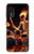 S3985 Fire Skull Drummer Hülle Schutzhülle Taschen für Samsung Galaxy Xcover 5