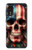 S4015 Skull American Flag Hülle Schutzhülle Taschen für Samsung Galaxy Xcover 5