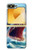 S4004 Oil Color Painting Giant Shark Hülle Schutzhülle Taschen für Samsung Galaxy Z Flip 6, Flip 7 FE