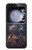 S3972 Burned Acoustic Guitar Graphic Hülle Schutzhülle Taschen für Samsung Galaxy Z Flip 5