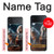 S3995 Grim Wolf Indian Girl Hülle Schutzhülle Taschen für Samsung Galaxy Z Flip 4