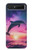 S3980 Dolphin Sunset Milky Way Hülle Schutzhülle Taschen für Samsung Galaxy Z Flip 5G