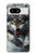 S3965 Angry Wolf Running Hülle Schutzhülle Taschen für Google Pixel 8