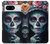 S3990 Girl Skull Steam Punk Gothic Hülle Schutzhülle Taschen für Google Pixel 8