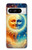 S3966 Artistic Sun Moon Hülle Schutzhülle Taschen für Google Pixel 8 pro