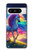 S3977 Colorful Unicorn Hülle Schutzhülle Taschen für Google Pixel 8 pro