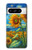 S4019 Sunflower Van Gogh Style Hülle Schutzhülle Taschen für Google Pixel 8 pro