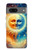 S3966 Artistic Sun Moon Hülle Schutzhülle Taschen für Google Pixel 7