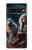 S3995 Grim Wolf Indian Girl Hülle Schutzhülle Taschen für Google Pixel 7 Pro