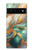 S3993 Green Marble Gold Veins Hülle Schutzhülle Taschen für Google Pixel 6 S3993 Green Marble Gold Veins Hülle Schutzhülle Taschen für Google Pixel 6