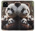 S4008 Panda Family Hülle Schutzhülle Taschen für Google Pixel 5