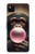 S3973 Chimpanzee Blowing Pink Bubblegum Hülle Schutzhülle Taschen für Google Pixel 4a