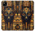 S3992 Gold Black Anubis Hülle Schutzhülle Taschen für Google Pixel 4a