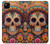 S3999 Mexican Skull Painting Hülle Schutzhülle Taschen für Google Pixel 4a