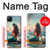 S4006 Oil Painting Mermaid Hülle Schutzhülle Taschen für Google Pixel 4a