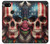S4015 Skull American Flag Hülle Schutzhülle Taschen für Google Pixel 3a XL