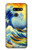 S4005 Oil Color Painting Great Waves Hülle Schutzhülle Taschen für LG G8 ThinQ