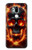 S3986 Fire Skull Hülle Schutzhülle Taschen für LG G7 ThinQ