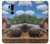 S4031 Baby Hippo Hippopotamus Family Hülle Schutzhülle Taschen für LG G7 ThinQ