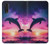 S3980 Dolphin Sunset Milky Way Hülle Schutzhülle Taschen für LG Velvet