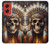 S4016 Native Skull Hülle Schutzhülle Taschen für Motorola Moto G Stylus 5G (2024)