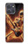 S3984 Fire Skeleton Playing Guitar Hülle Schutzhülle Taschen für Motorola Moto G Power (2025,2026)