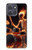 S3985 Fire Skull Drummer Hülle Schutzhülle Taschen für Motorola Moto G Power (2025,2026)