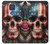 S4015 Skull American Flag Hülle Schutzhülle Taschen für Motorola Moto G Play (2021)
