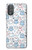 S4013 Seamless Cute Ghost Pattern Hülle Schutzhülle Taschen für Motorola Moto G Power 2022, G Play 2023