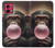 S3973 Chimpanzee Blowing Pink Bubblegum Hülle Schutzhülle Taschen für Motorola Moto G84