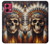 S4016 Native Skull Hülle Schutzhülle Taschen für Motorola Moto G84