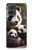 S4008 Panda Family Hülle Schutzhülle Taschen für Motorola Moto G54