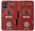S4011 Red Guitar Analog Delay Graphic Hülle Schutzhülle Taschen für Motorola Moto G54