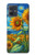 S4019 Sunflower Van Gogh Style Hülle Schutzhülle Taschen für Motorola Moto G54