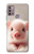 S3979 Cute Baby Pig Hülle Schutzhülle Taschen für Motorola Moto G30, G20, G10