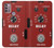 S4011 Red Guitar Analog Delay Graphic Hülle Schutzhülle Taschen für Motorola Moto G30, G20, G10